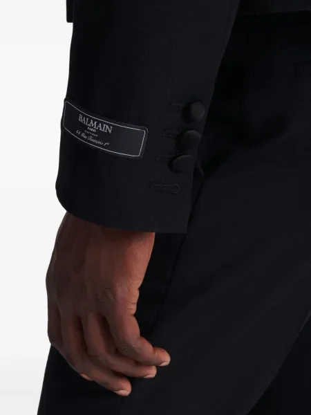 Блейзър Balmain с кристали черно