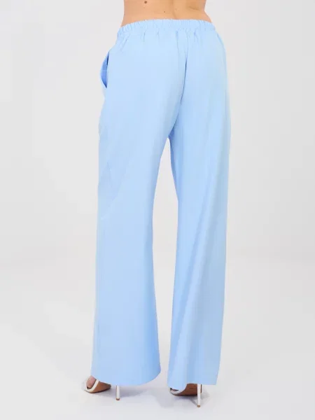 Spodnie Rue Paris w jednolitym kolorze