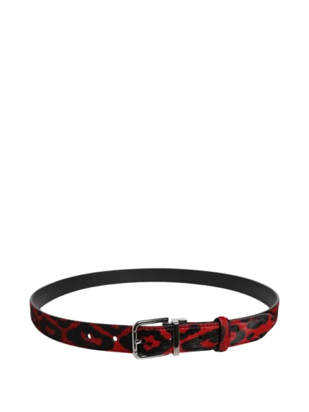 Curea Dolce & Gabbana cu cataramă roșu