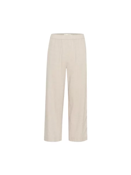 Lniane kuloty Inwear beżowe