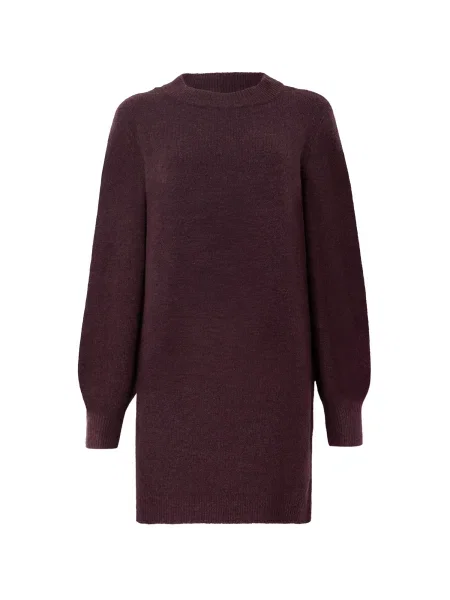 VERO MODA Rochie tricotat VMBESTI vin roșu