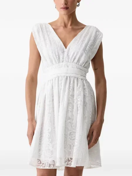 Rochie mini Morgan din dantelă alb