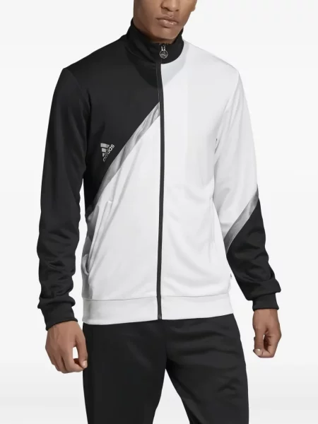 Geacă Adidas alergare alb