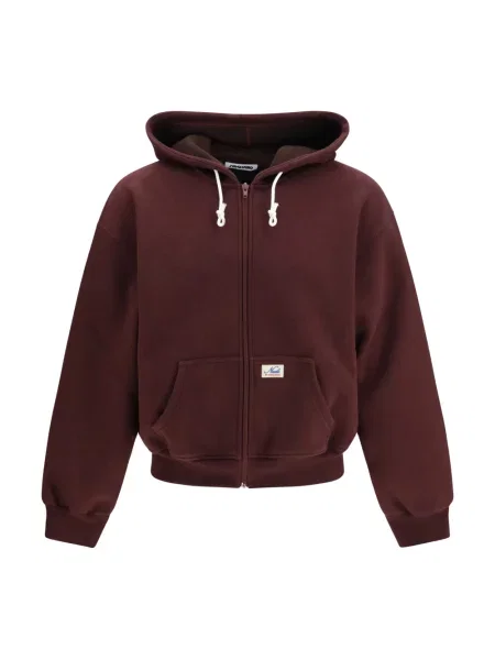 Sweter Magliano z kapturem brązowy