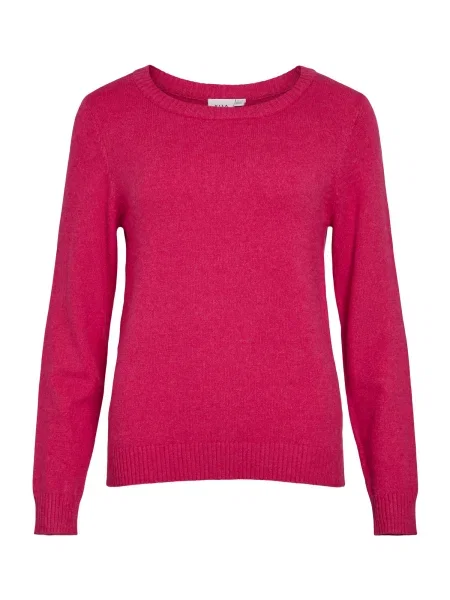 VILA Pulover VIRIL închis roz