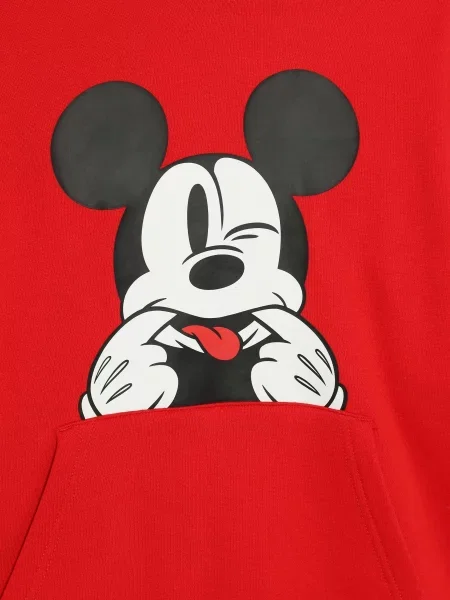 Дитяче Худі Vans x Disney Funhouse текстиль/штучна замша червоний