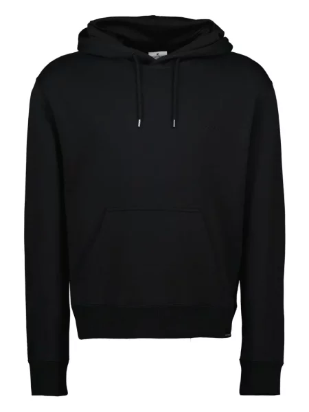 Hanorac cu glugă Courreges cu broderie negru
