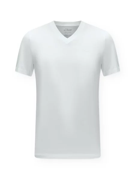 S.Oliver Tricou alb