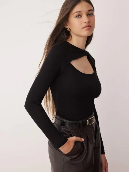 Trendyol Tricou negru
