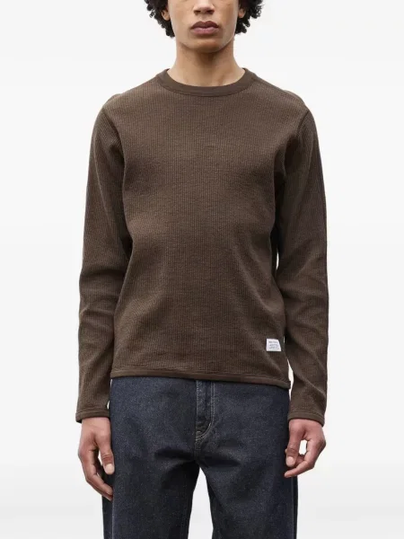 Tricou Norse Projects tricotate maro