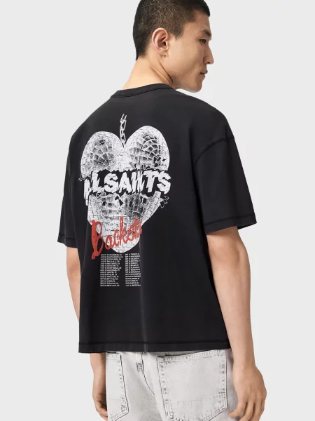 Футболка Allsaints чорна
