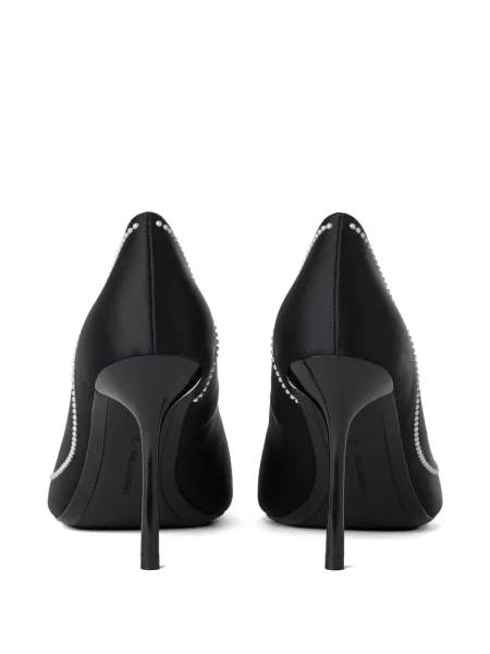 Pantofi cu toc Karl Lagerfeld cu perle negru