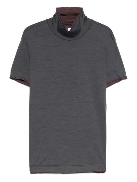 Krótki top Eleventy szary