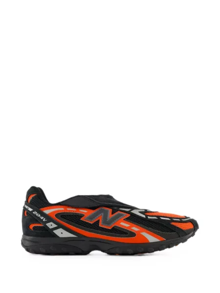 Pantaloni New Balance cu imagine din material terry cu model leopard gri