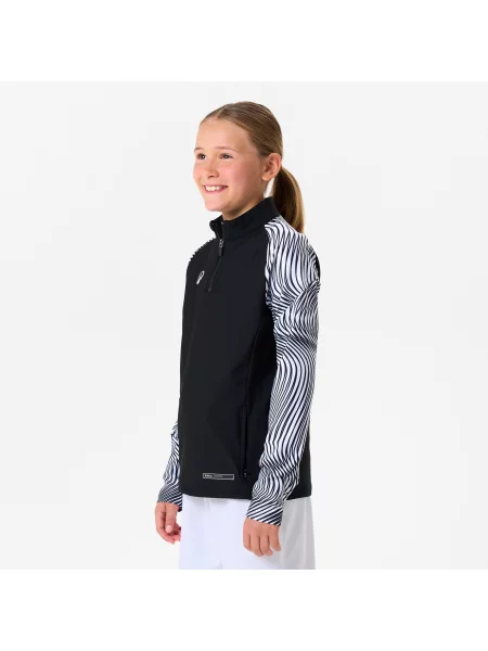 Bluza piłkarska na krótki dla dzieci Kipsta Viralto Wavy Club biała