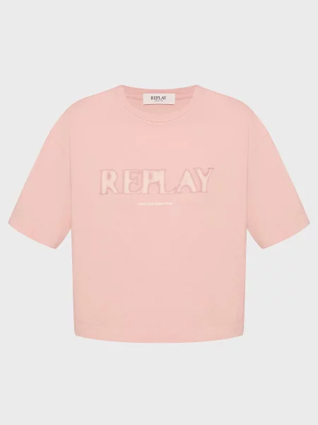 Футболка Replay рожева