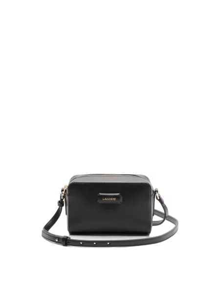 LACOSTE Geantă de umăr Lacoste Sac à bandoulière Noir' negru