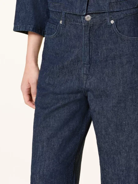 Selected Barrel Džíny dark blue denim modré