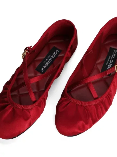 Βελούδινος μπαλαρίνες Dolce & Gabbana κόκκινο