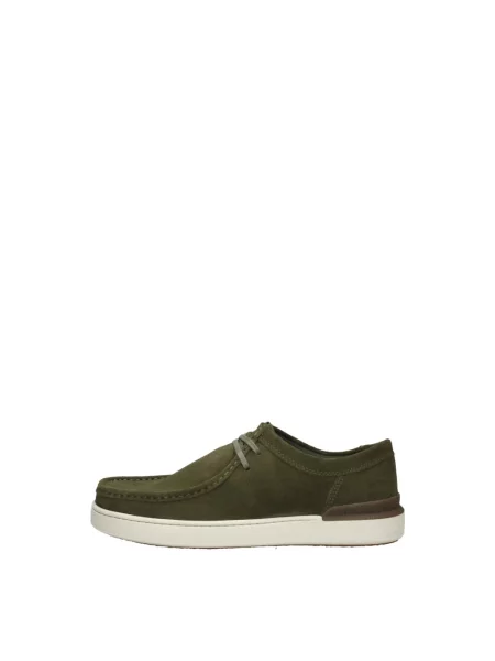 Półbuty Clarks zielone