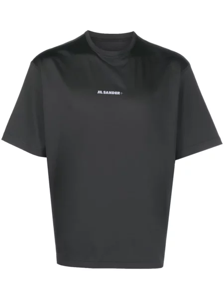 Tricou Jil Sander cu imagine negru