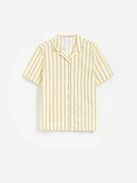 Reserved Cămașă cu model comfort fit galben-deschis galben