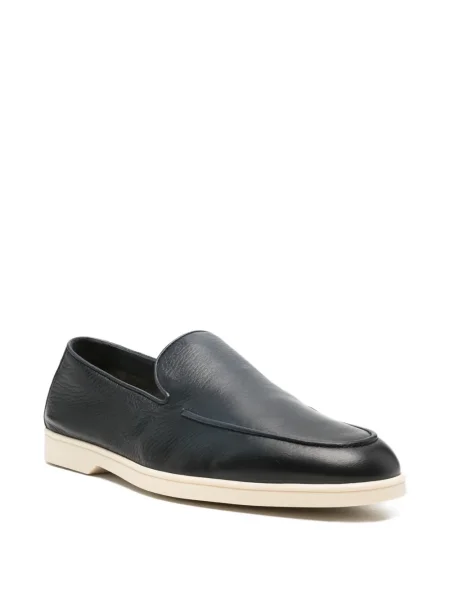 Pantofi loafer Doucal's din piele albastru