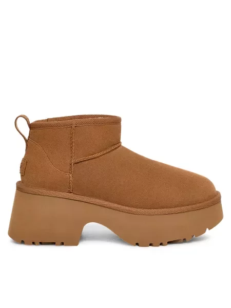 Ugg Sniego batai W Classic Ultra Mini Heights ruda