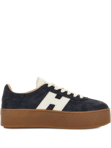 Sneakerși Hogan cu platformă albastru