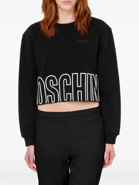 Hanorac Moschino cu imagine negru