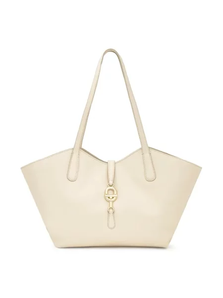 Кожена чанта Tous MANIFESTO бежово