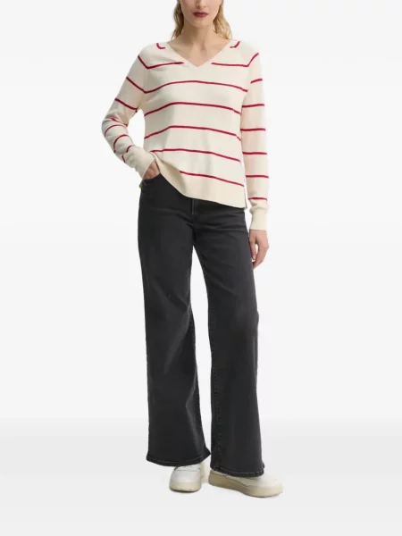 Curea Levi's® cu broderie cu cataramă cu dungi albastru