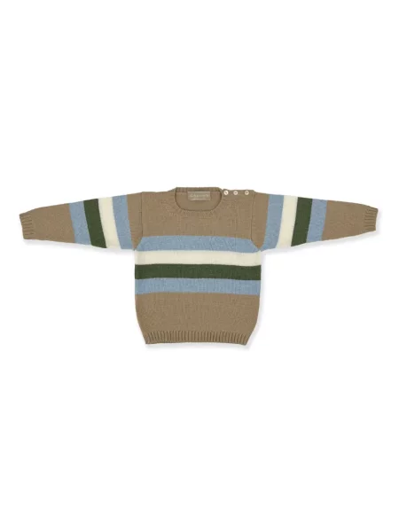 Sweter dziecięcy La Stupenderia brązowy