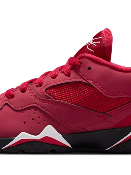 Sneakerși Jordan cu broderie roșu