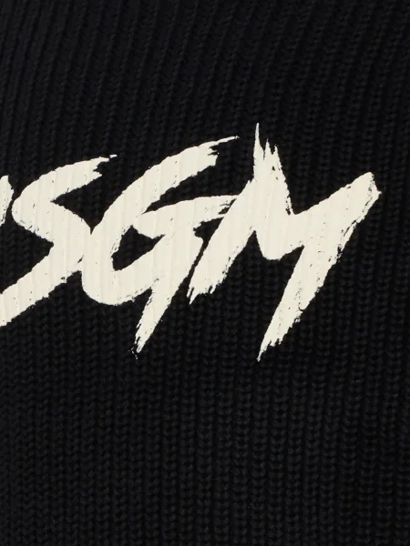 Sweter dziecięcy Msgm czarny