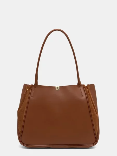 Coccinelle kabelka typu shopper dámska kožená hnedá