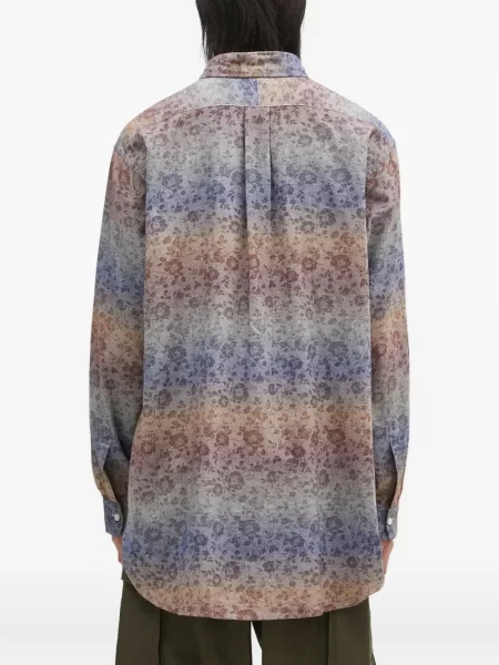 Cămașă Engineered Garments cu model floral albastru