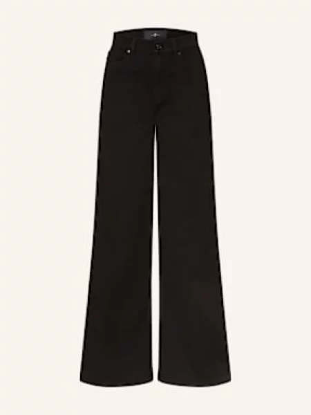 7 For All Mankind Jeansy Straight Lotta schwarz