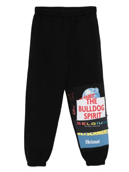 Pantaloni Vetements cu imagine negru