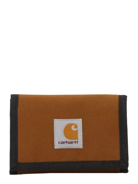 Carhartt WIP portofel Alec Wallet maro alb