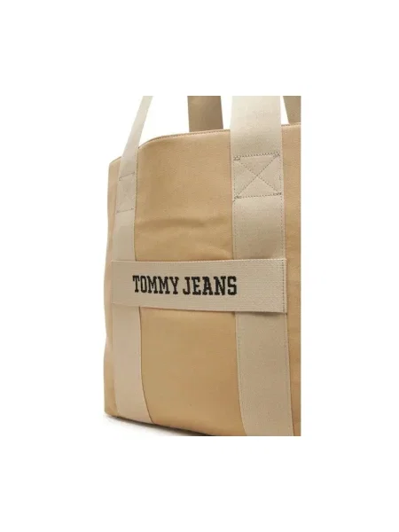 Táska Tommy Jeans Retro Cool Tote bézs