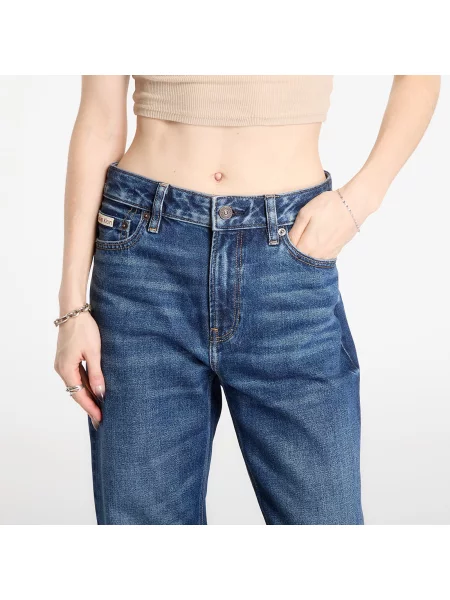 Τζιν Calvin Klein Jeans Signature Straight Jeans Blue 29 μπλε