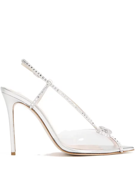 Sandály Andrea Wazen s mašlí bílé