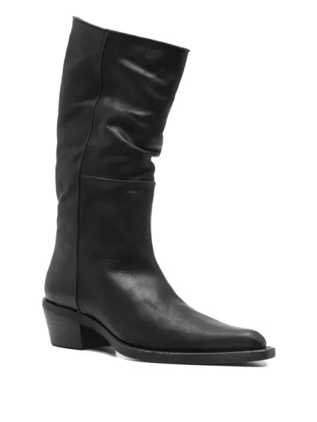 Botine Khaite din piele negru