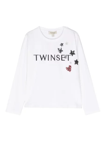 Koszulka dziecięca Twinset biała