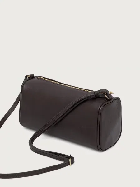 Answear.LAB torebka crossbody skórzana brązowa