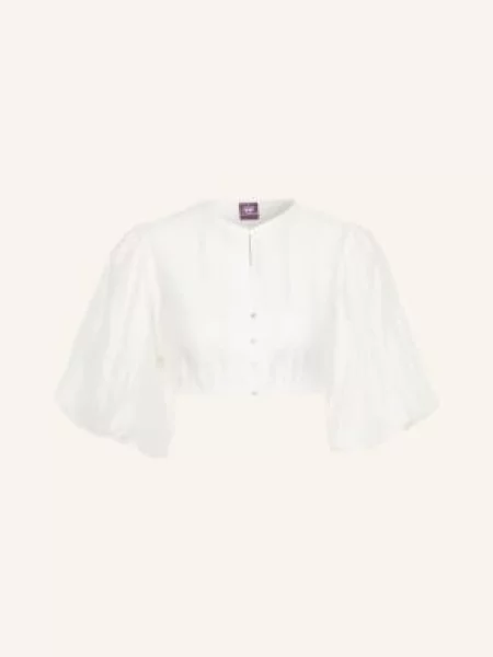 Spieth & Wensky Bluzka Dirndl Heidemarie weiss biała