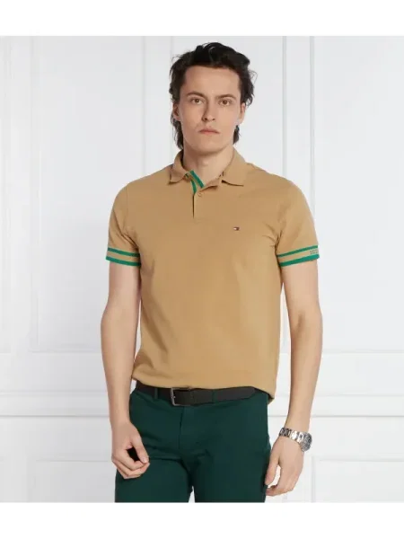 Tommy Hilfiger Polo MONOTYPE CUFF bej