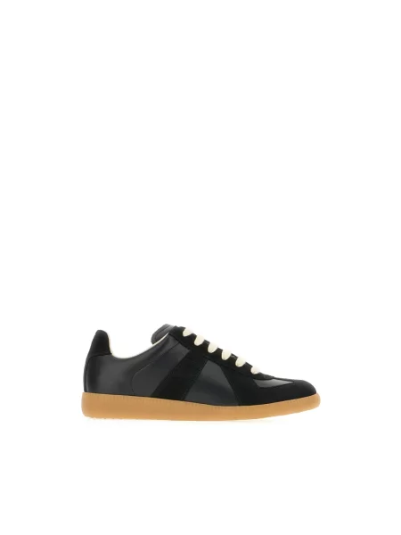 Sneakersy Maison Margiela skórzane czarne