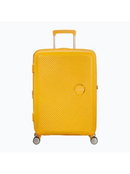 Walizka American Tourister żółta